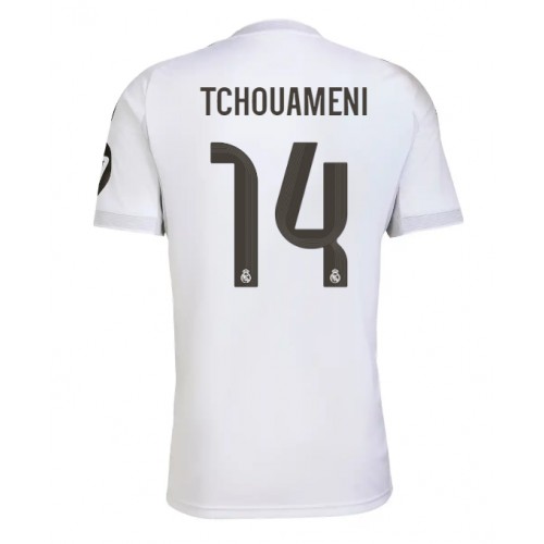 Real Madrid Aurelien Tchouameni #14 Domaci Dres 2025-26 Kratak Rukav Real Madrid Aurelien Tchouameni #14 Domaci Dres 2025-26 Kratak Rukav
