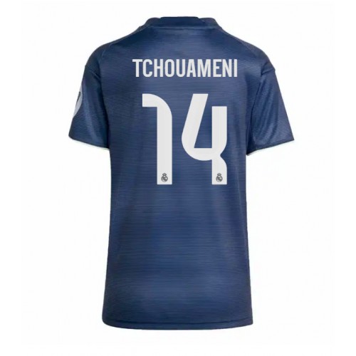 Real Madrid Aurelien Tchouameni #14 Gostujuci Dres Ženska 2025-26 Kratak Rukav Real Madrid Aurelien Tchouameni #14 Gostujuci Dres Ženska 2025-26 Kratak Rukav