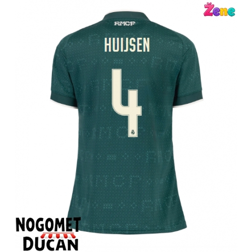 Real Madrid Dean Huijsen #4 Gostujuci Dres Ženska 2026-27 Kratak Rukav Real Madrid Dean Huijsen #4 Gostujuci Dres Ženska 2026-27 Kratak Rukav
