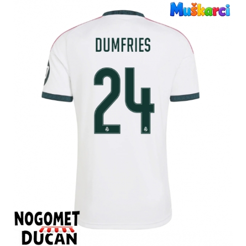 Real Madrid Denzel Dumfries #24 Domaci Dres 2026-27 Kratak Rukav Real Madrid Denzel Dumfries #24 Domaci Dres 2026-27 Kratak Rukav