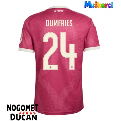 Real Madrid Denzel Dumfries #24 Rezervni Dres 2026-27 Kratak Rukav Real Madrid Denzel Dumfries #24 Rezervni Dres 2026-27 Kratak Rukav