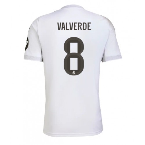 Real Madrid Federico Valverde #8 Domaci Dres 2025-26 Kratak Rukav Real Madrid Federico Valverde #8 Domaci Dres 2025-26 Kratak Rukav