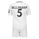 Real Madrid Jude Bellingham #5 Domaci Dres za djecu 2024-25 Kratak Rukav (+ Kratke hlače)
