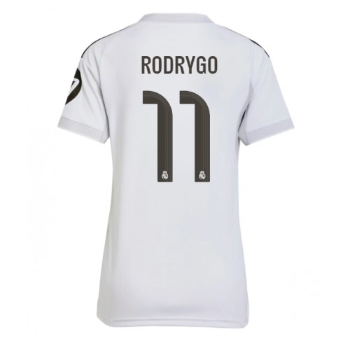 Real Madrid Rodrygo Goes #11 Domaci Dres Ženska 2025-26 Kratak Rukav Real Madrid Rodrygo Goes #11 Domaci Dres Ženska 2025-26 Kratak Rukav