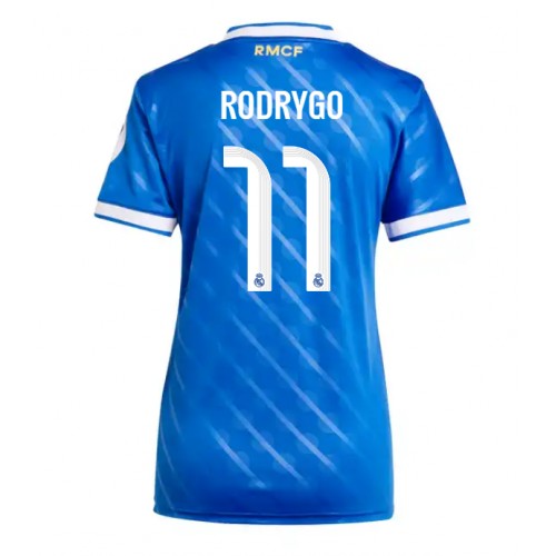 Real Madrid Rodrygo Goes #11 Rezervni Dres Ženska 2025-26 Kratak Rukav Real Madrid Rodrygo Goes #11 Rezervni Dres Ženska 2025-26 Kratak Rukav