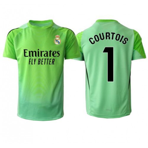 Real Madrid Thibaut Courtois #1 Golman Gostujuci Dres 2025-26 Kratak Rukav Real Madrid Thibaut Courtois #1 Golman Gostujuci Dres 2025-26 Kratak Rukav