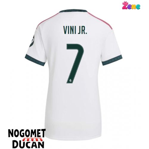 Real Madrid Vinicius Junior #7 Domaci Dres Ženska 2026-27 Kratak Rukav Real Madrid Vinicius Junior #7 Domaci Dres Ženska 2026-27 Kratak Rukav