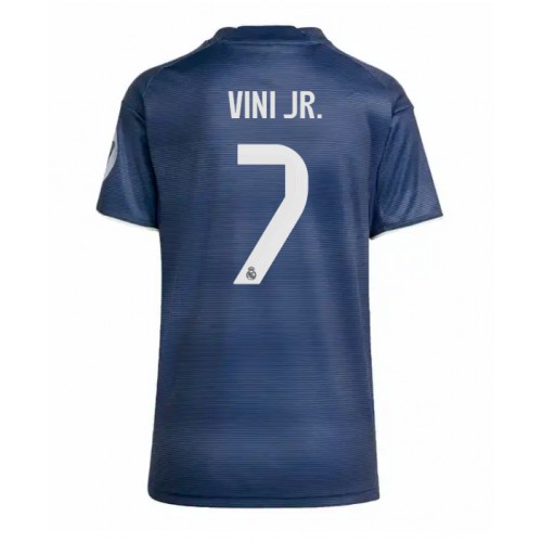 Real Madrid Vinicius Junior #7 Gostujuci Dres Ženska 2025-26 Kratak Rukav Real Madrid Vinicius Junior #7 Gostujuci Dres Ženska 2025-26 Kratak Rukav