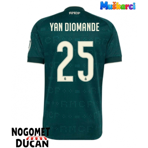Real Madrid Yan Diomande #25 Gostujuci Dres 2026-27 Kratak Rukav Real Madrid Yan Diomande #25 Gostujuci Dres 2026-27 Kratak Rukav