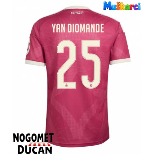 Real Madrid Yan Diomande #25 Rezervni Dres 2026-27 Kratak Rukav Real Madrid Yan Diomande #25 Rezervni Dres 2026-27 Kratak Rukav