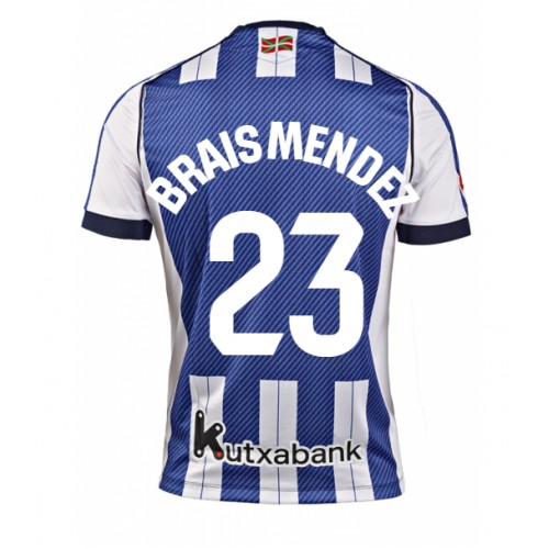 Real Sociedad Brais Mendez #23 Domaci Dres 2025-26 Kratak Rukav Real Sociedad Brais Mendez #23 Domaci Dres 2025-26 Kratak Rukav