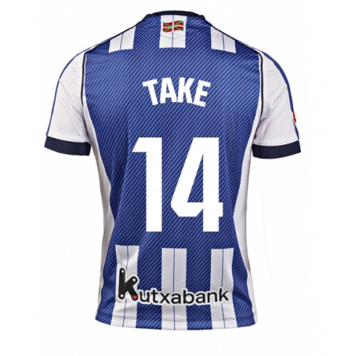 Real Sociedad Takefusa Kubo #14 Domaci Dres 2025-26 Kratak Rukav Real Sociedad Takefusa Kubo #14 Domaci Dres 2025-26 Kratak Rukav