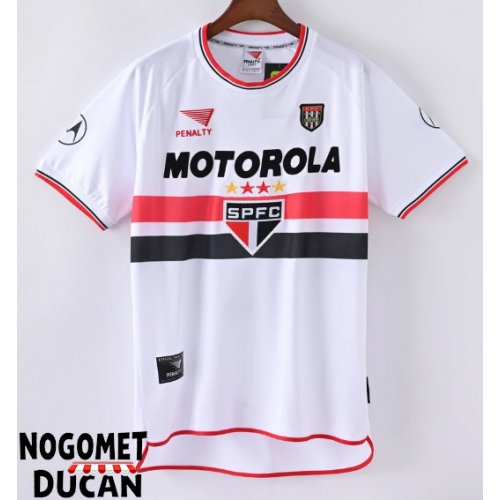 Sao Paulo 2001 Retro Domaci Dres Kratak Rukav Sao Paulo 2001 Retro Domaci Dres Kratak Rukav