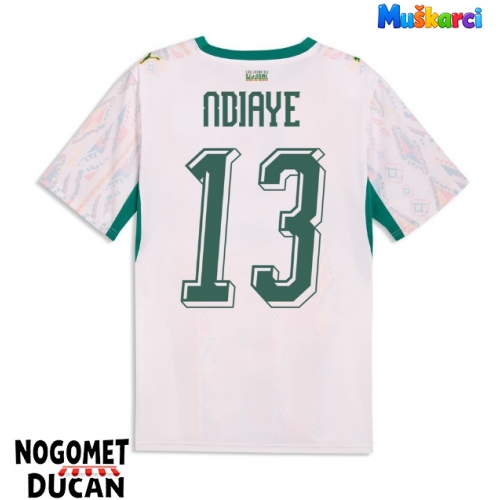 Senegal Iliman Ndiaye #13 Domaci Dres SP 2026 Kratak Rukav Senegal Iliman Ndiaye #13 Domaci Dres SP 2026 Kratak Rukav