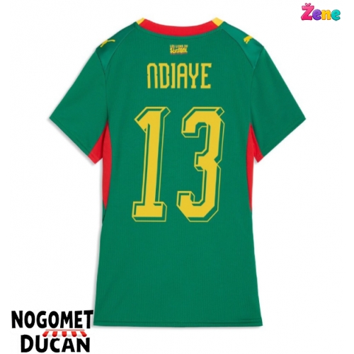 Senegal Iliman Ndiaye #13 Gostujuci Dres Ženska SP 2026 Kratak Rukav Senegal Iliman Ndiaye #13 Gostujuci Dres Ženska SP 2026 Kratak Rukav