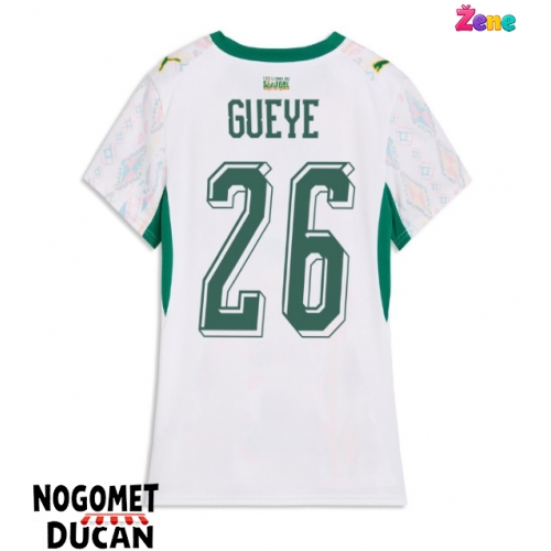 Senegal Pape Gueye #26 Domaci Dres Ženska SP 2026 Kratak Rukav Senegal Pape Gueye #26 Domaci Dres Ženska SP 2026 Kratak Rukav