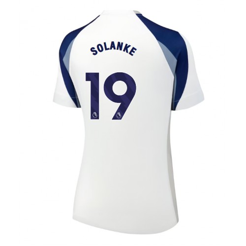 Tottenham Hotspur Dominic Solanke #19 Domaci Dres Ženska 2025-26 Kratak Rukav Tottenham Hotspur Dominic Solanke #19 Domaci Dres Ženska 2025-26 Kratak Rukav