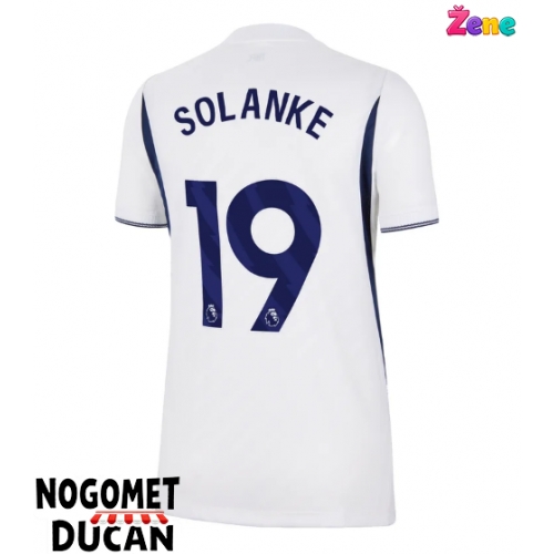 Tottenham Hotspur Dominic Solanke #19 Domaci Dres Ženska 2026-27 Kratak Rukav Tottenham Hotspur Dominic Solanke #19 Domaci Dres Ženska 2026-27 Kratak Rukav