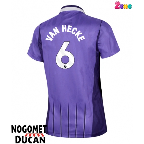 Tottenham Hotspur Jan Paul van Hecke #6 Rezervni Dres Ženska 2026-27 Kratak Rukav Tottenham Hotspur Jan Paul van Hecke #6 Rezervni Dres Ženska 2026-27 Kratak Rukav