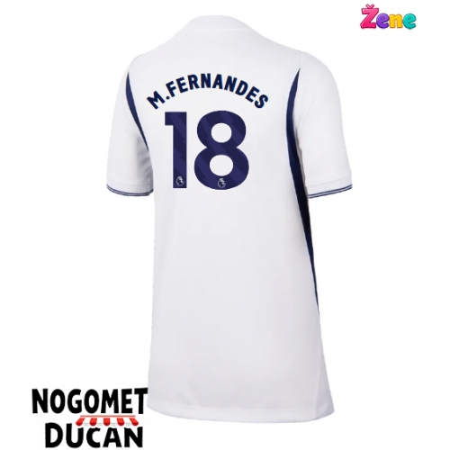 Tottenham Hotspur Mateus Fernandes #18 Domaci Dres Ženska 2026-27 Kratak Rukav Tottenham Hotspur Mateus Fernandes #18 Domaci Dres Ženska 2026-27 Kratak Rukav