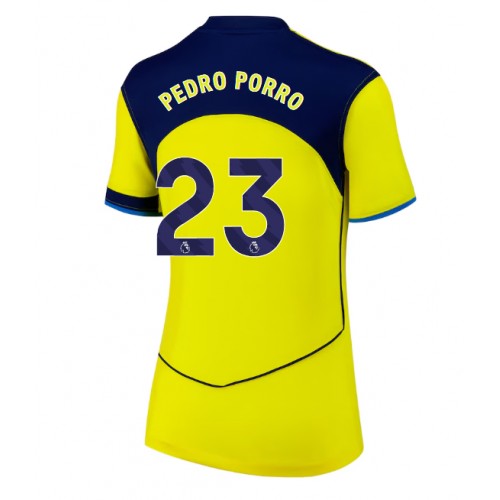 Tottenham Hotspur Pedro Porro #23 Rezervni Dres Ženska 2025-26 Kratak Rukav Tottenham Hotspur Pedro Porro #23 Rezervni Dres Ženska 2025-26 Kratak Rukav