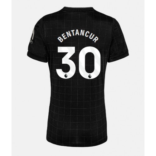 Tottenham Hotspur Rodrigo Bentancur #30 Gostujuci Dres Ženska 2025-26 Kratak Rukav Tottenham Hotspur Rodrigo Bentancur #30 Gostujuci Dres Ženska 2025-26 Kratak Rukav