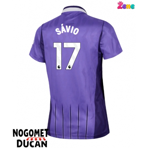 Tottenham Hotspur Savio #17 Rezervni Dres Ženska 2026-27 Kratak Rukav Tottenham Hotspur Savio #17 Rezervni Dres Ženska 2026-27 Kratak Rukav
