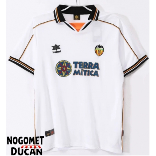 Valencia 1999-2000 Retro Domaci Dres Kratak Rukav Valencia 1999-2000 Retro Domaci Dres Kratak Rukav