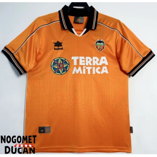 Valencia 1999-2000 Retro Gostujuci Dres Kratak Rukav Valencia 1999-2000 Retro Gostujuci Dres Kratak Rukav