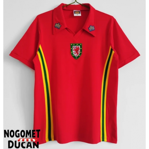 Wales 1976-1979 Retro Domaci Dres Kratak Rukav Wales 1976-1979 Retro Domaci Dres Kratak Rukav