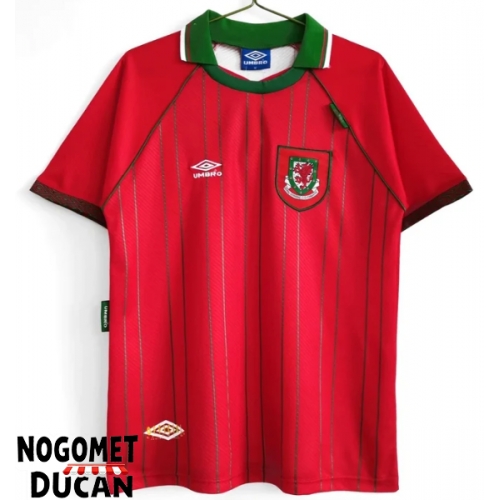 Wales 1994-1995 Retro Domaci Dres Kratak Rukav Wales 1994-1995 Retro Domaci Dres Kratak Rukav