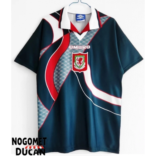 Wales 1994-1995 Retro Gostujuci Dres Kratak Rukav Wales 1994-1995 Retro Gostujuci Dres Kratak Rukav