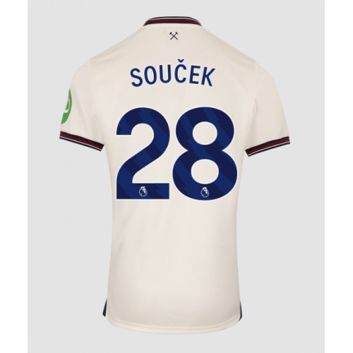 West Ham United Tomas Soucek #28 Gostujuci Dres 2025-26 Kratak Rukav West Ham United Tomas Soucek #28 Gostujuci Dres 2025-26 Kratak Rukav