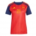 Španjolska Mikel Oyarzabal #21 Domaci Dres Ženska SP 2026 Kratak Rukav Španjolska Mikel Oyarzabal #21 Domaci Dres Ženska SP 2026 Kratak Rukav