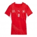 Švicarska Remo Freuler #8 Domaci Dres Ženska SP 2026 Kratak Rukav